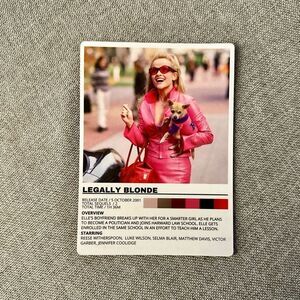 Legally Blonde Movie Poster Magnet